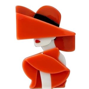 Red Hat Brooch